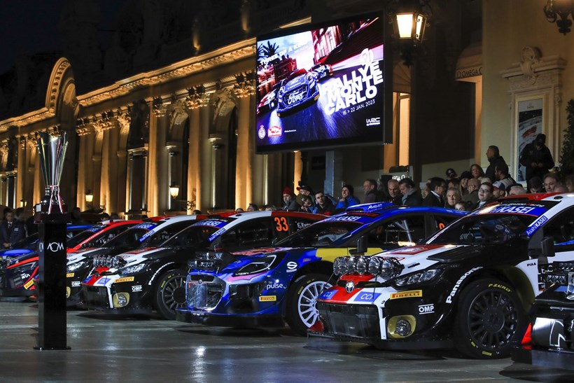 WRC Monte Carlo Rally Start