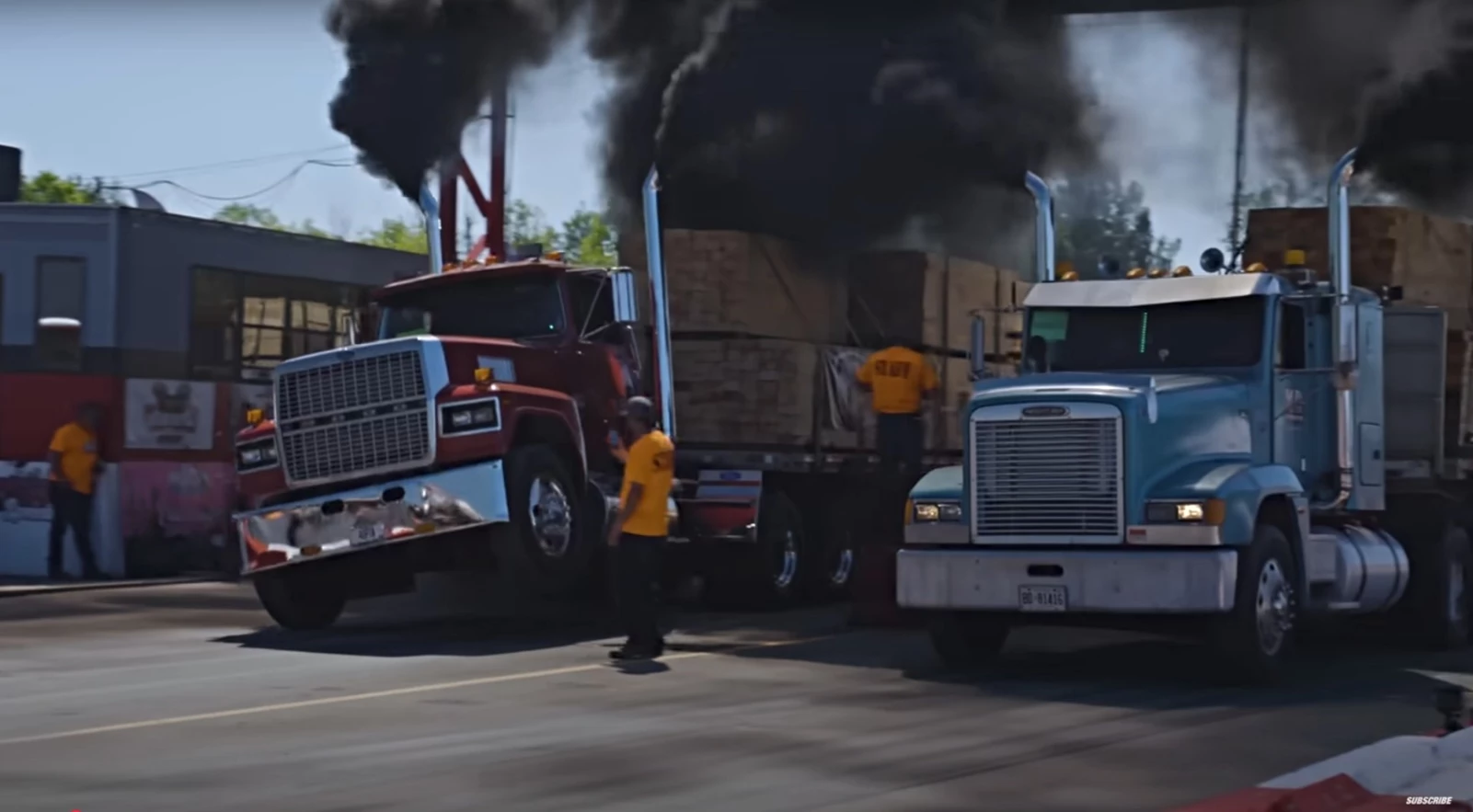 Truck drag race