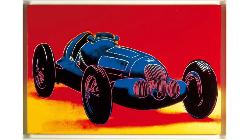 Έργο του Andy Warhol Mercedes W 125 του 1937 (1986)