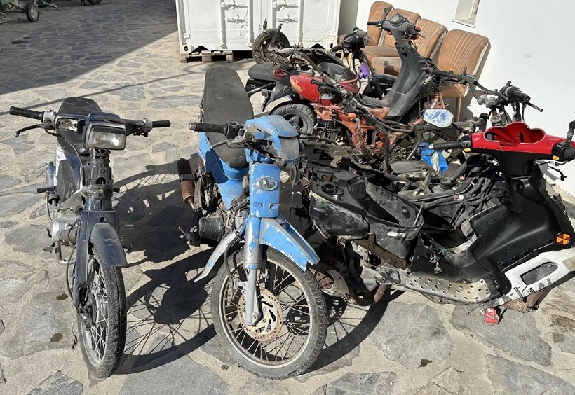 Σπείρα κλοπής μοτοσικλετών Αθήνα Μύκονος