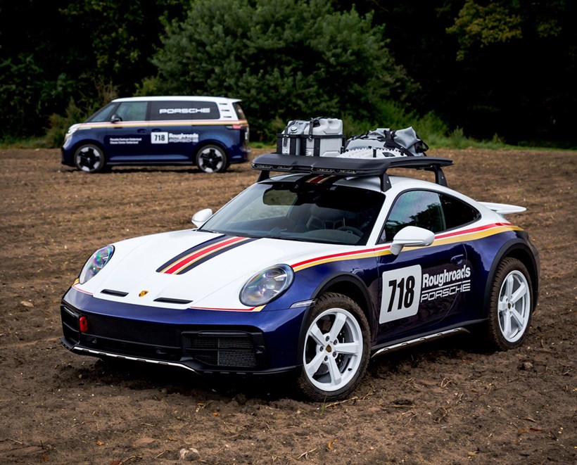 Volkswagen ID. Buzz Porsche 911 Dakar