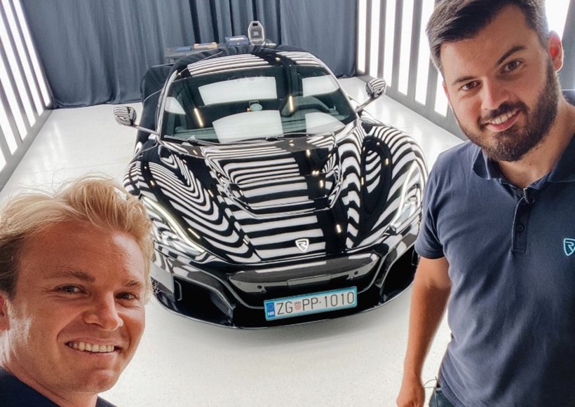 Nico Rosberg και Mate Rimac