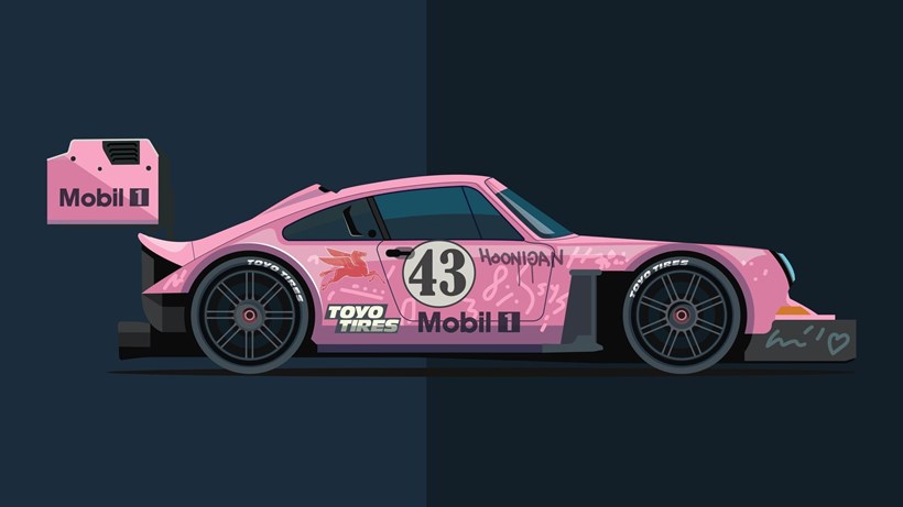 Ken Block Hoonigan Cars Porsche Pink Pig