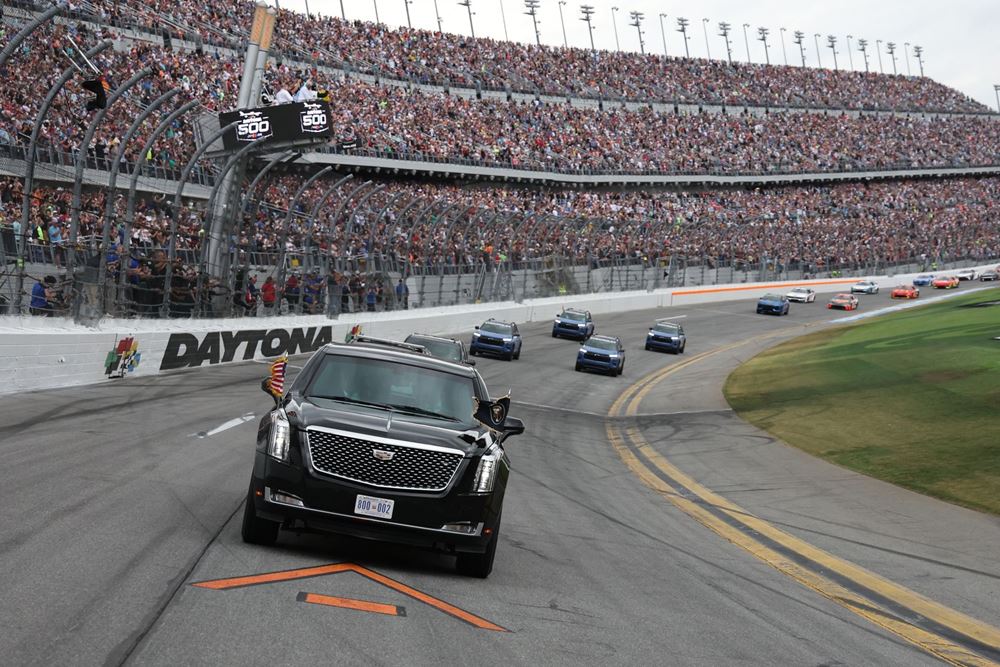 Nascar Daytona 2025 Ντόναλντ Τραμπ The Beast