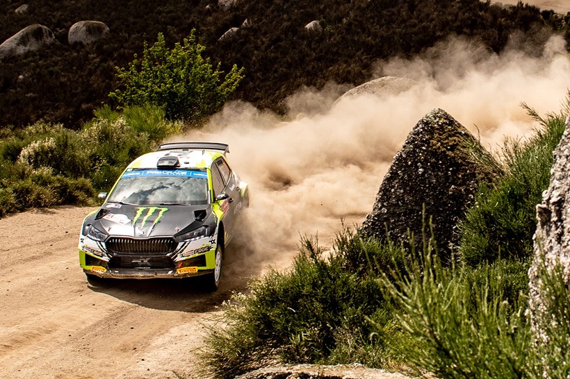 Oliver Solberg Skoda Fabia RS Rally2