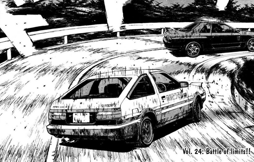 Initial D Manga Comics