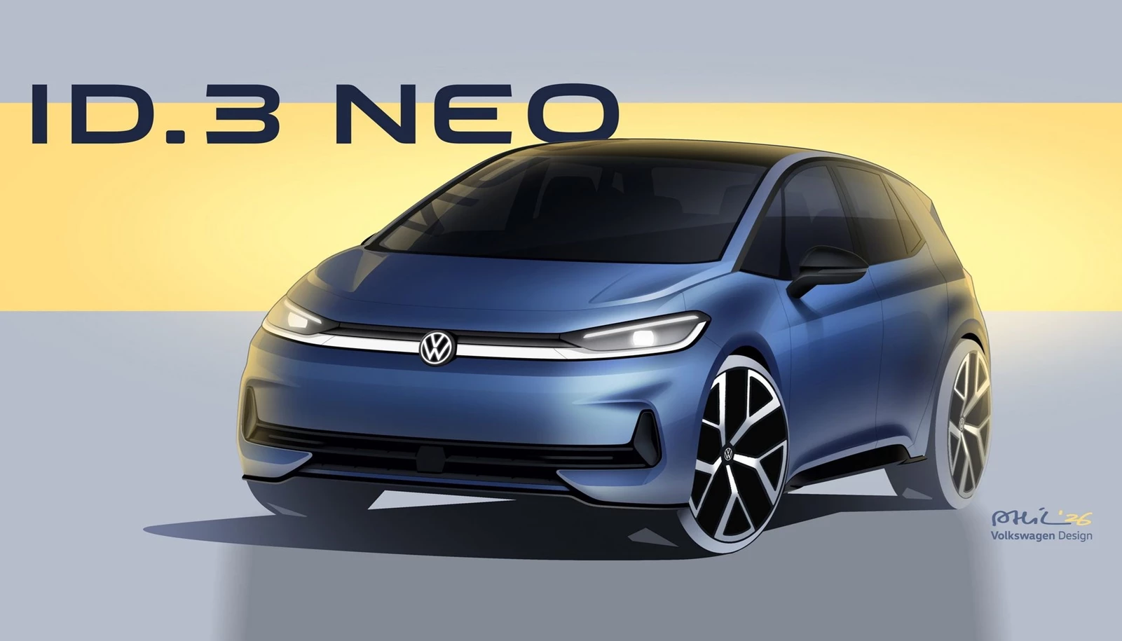 VW ID.3 Neo Sketch