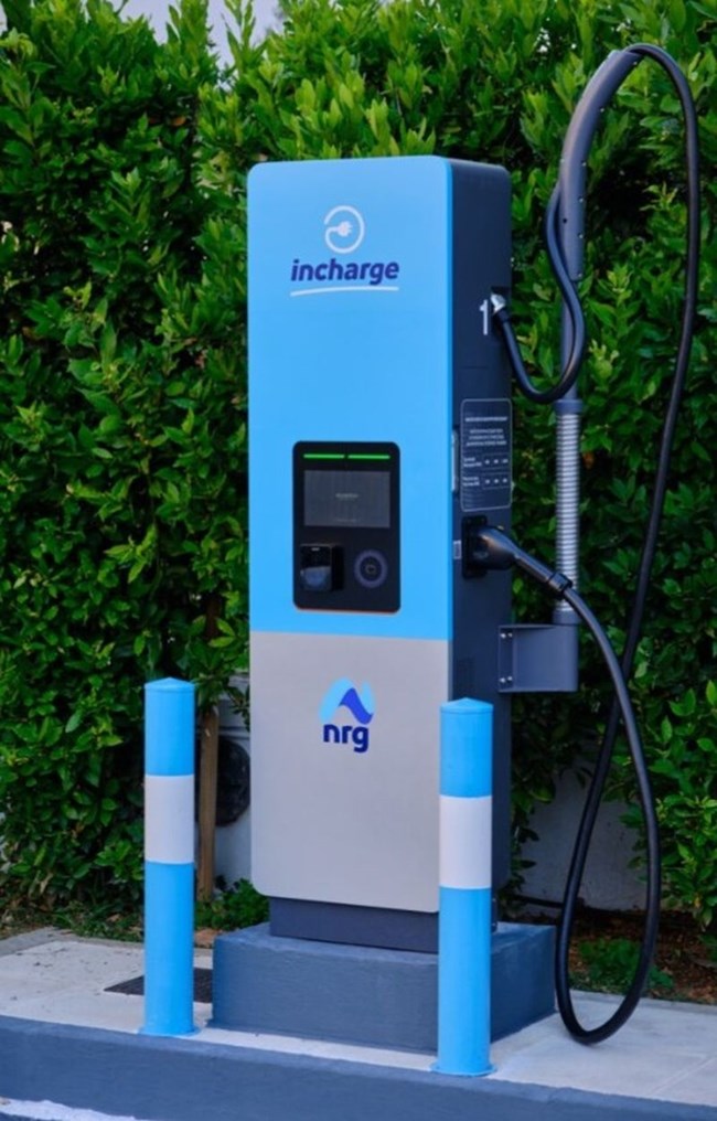 Incharge φορτιστής 480kW