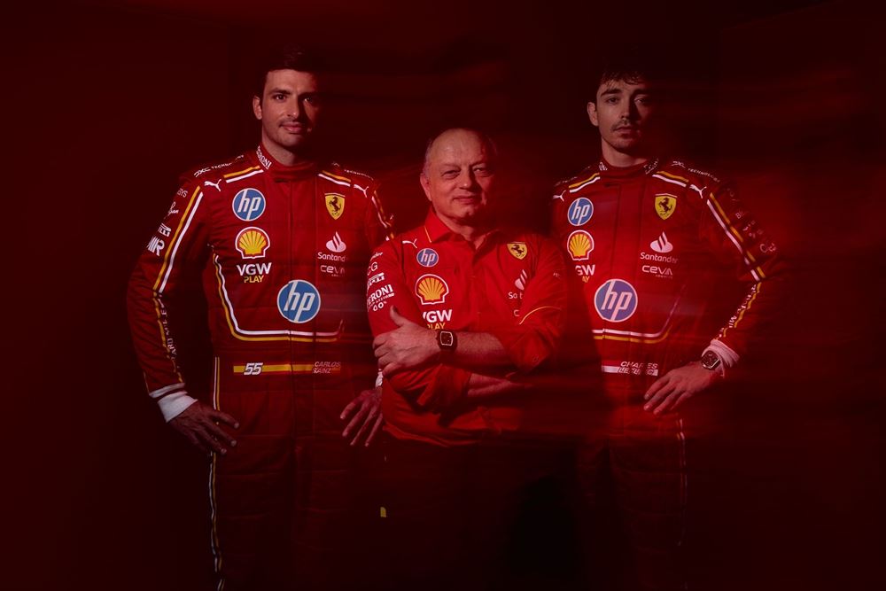 Scuderia Ferrari HP νέος χορηγός Sainz Vasseur Leclerc