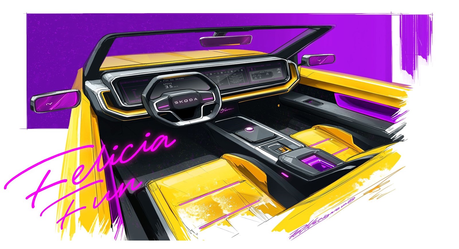 Skoda Felicia render
