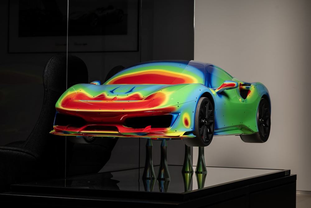 Ferrari 488 Pista γλυπτό μοντέλο υπο κλίμακα