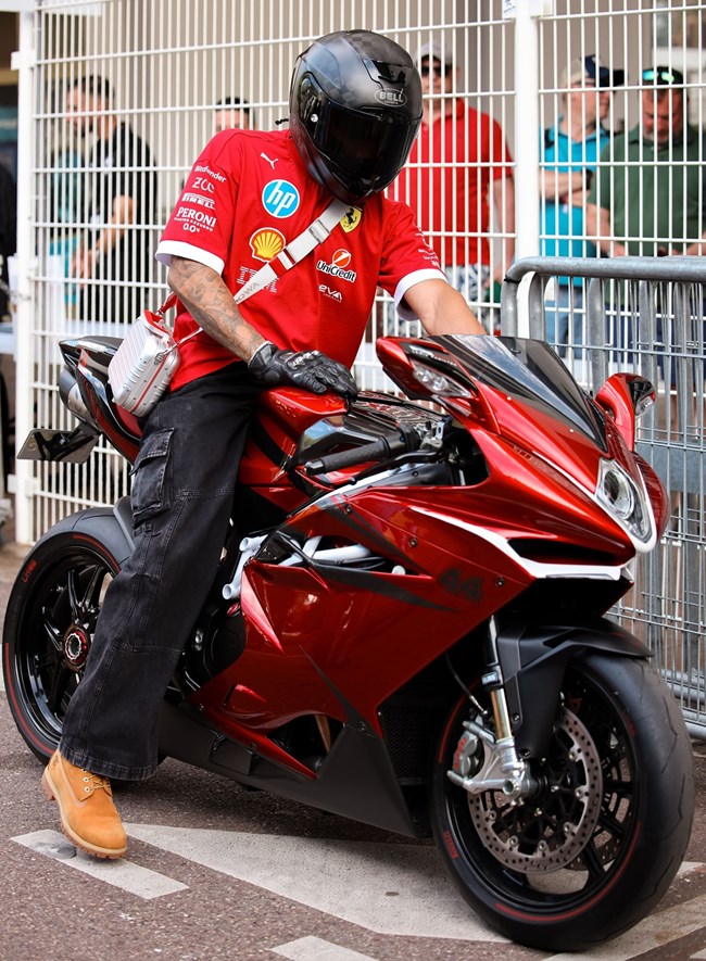 Lewis Hamilton MV Agusta LH44 Monaco Grand prix