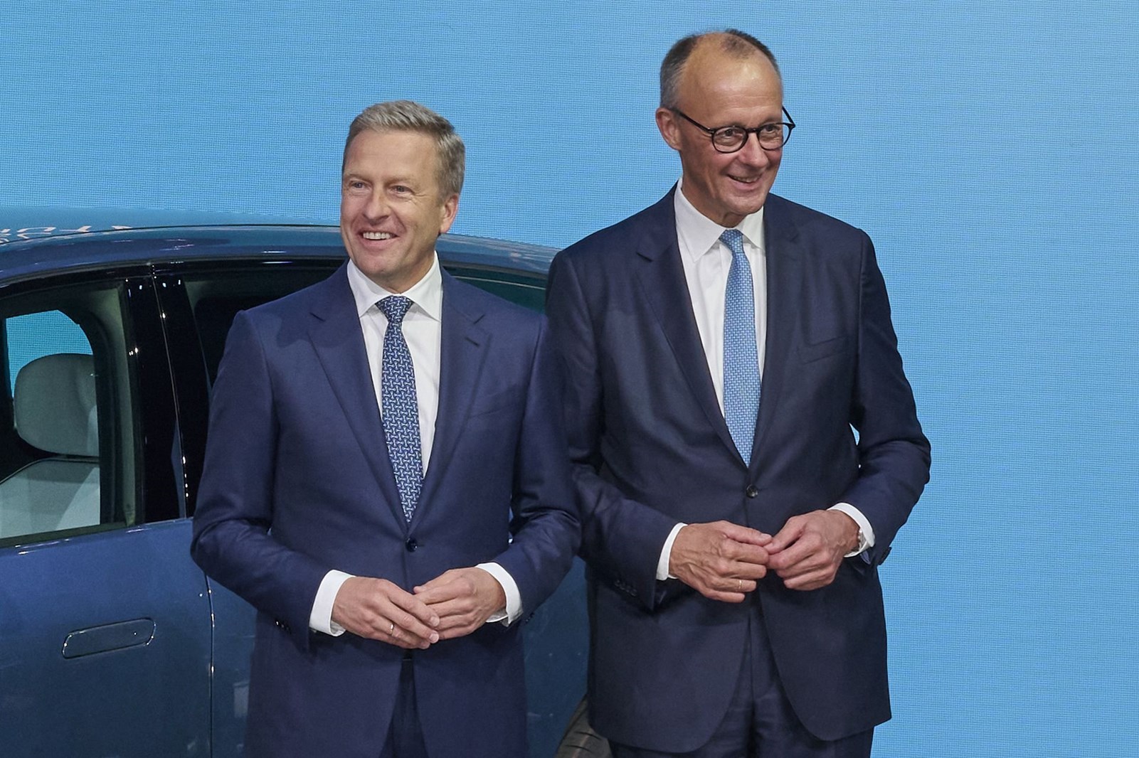 BMW CEO Oliver Zipse και Καγκελάριος Γερμανίας Friedrich Merz