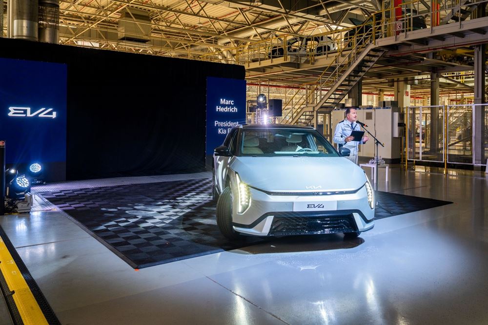 Kia EV4 γραμμή παραγωγής