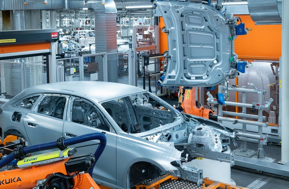 Audi A5 γραμμή παραγωγής στο εργοστάσιο του Neckarsulm