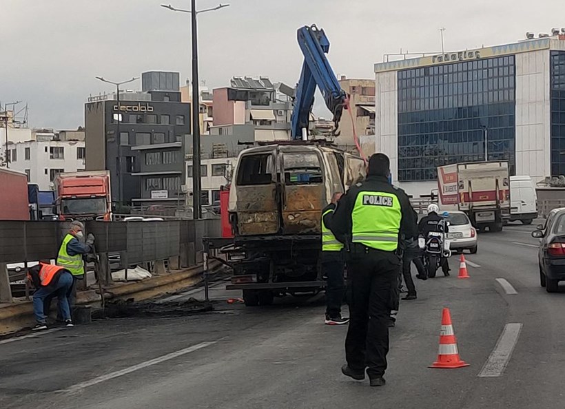 Κηφισός φωτιά σε αυτοκίνητο