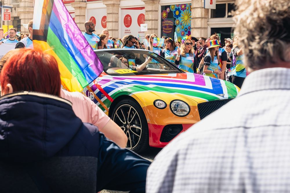 Bentley Continental GTC Manchester Pride