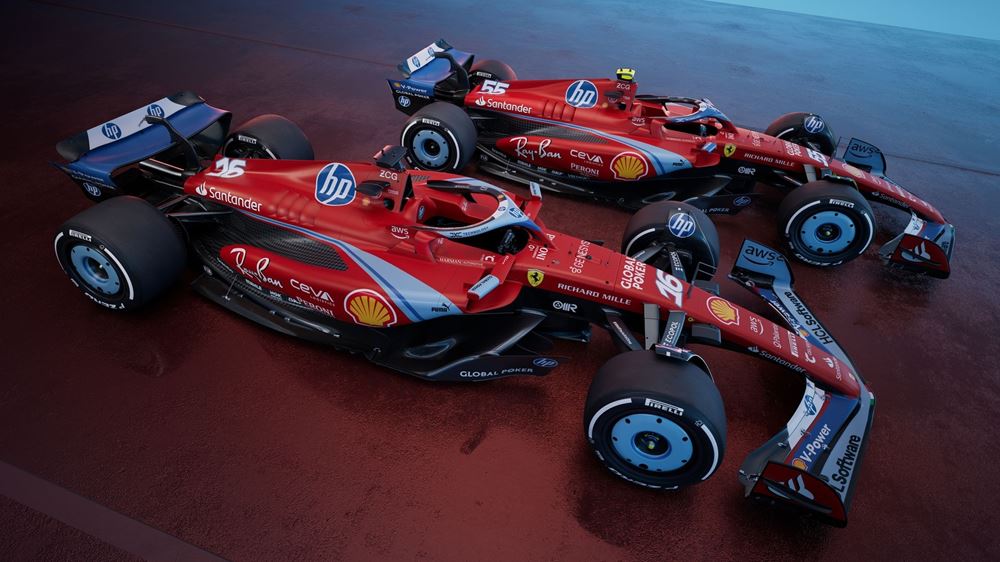 Ferrari Sf-24 Blue Miami Grand Prix