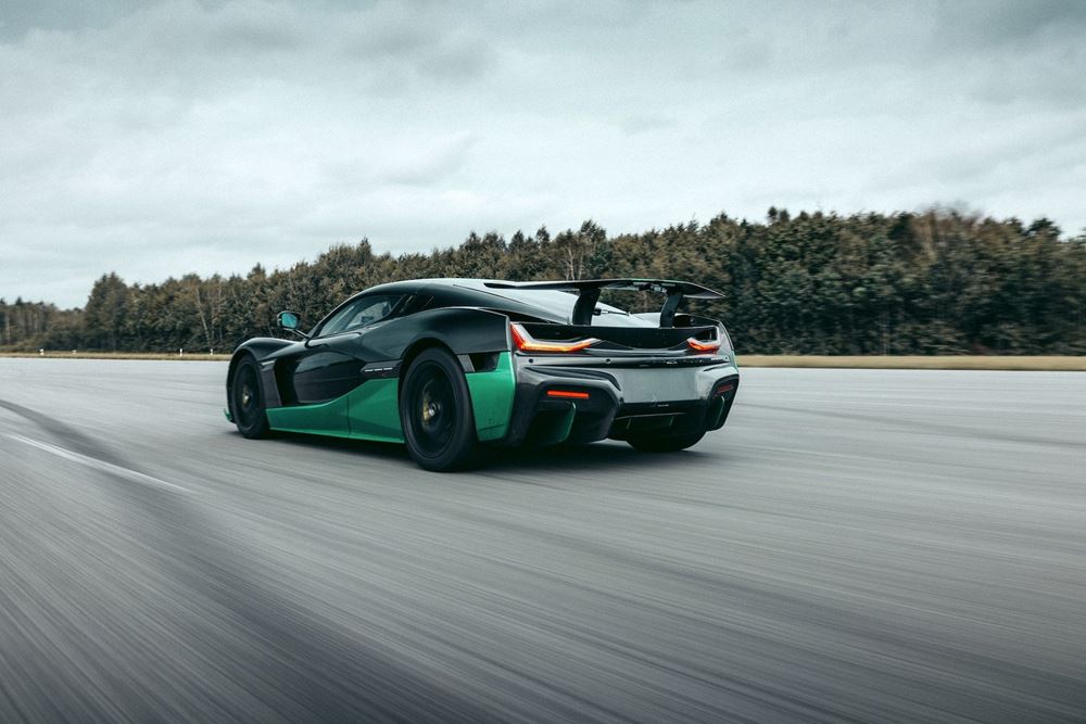 Rimac Nevera Guinness Record Όπισθεν