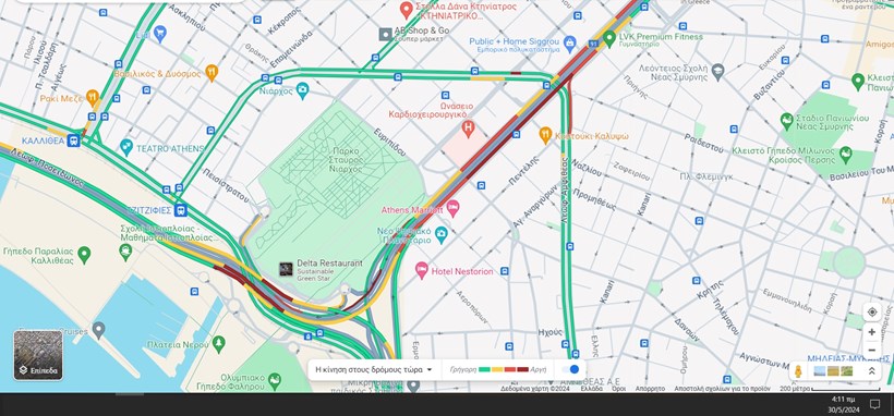 Ολυμπιακός google maps