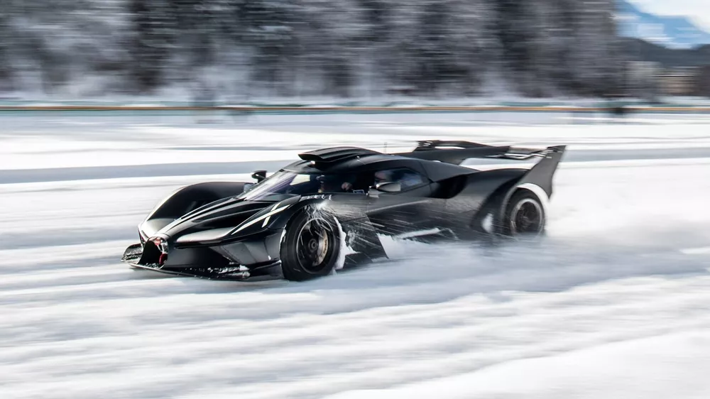 Bugatti Bolide ICE St Moritz