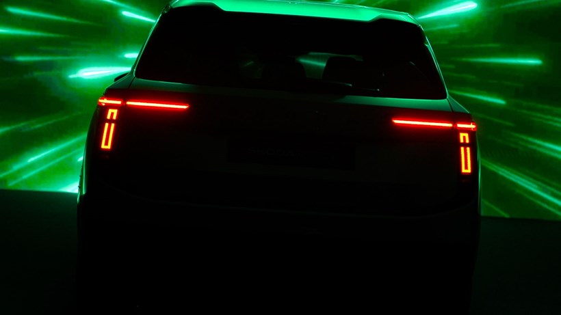 Skoda large SUV teaser
