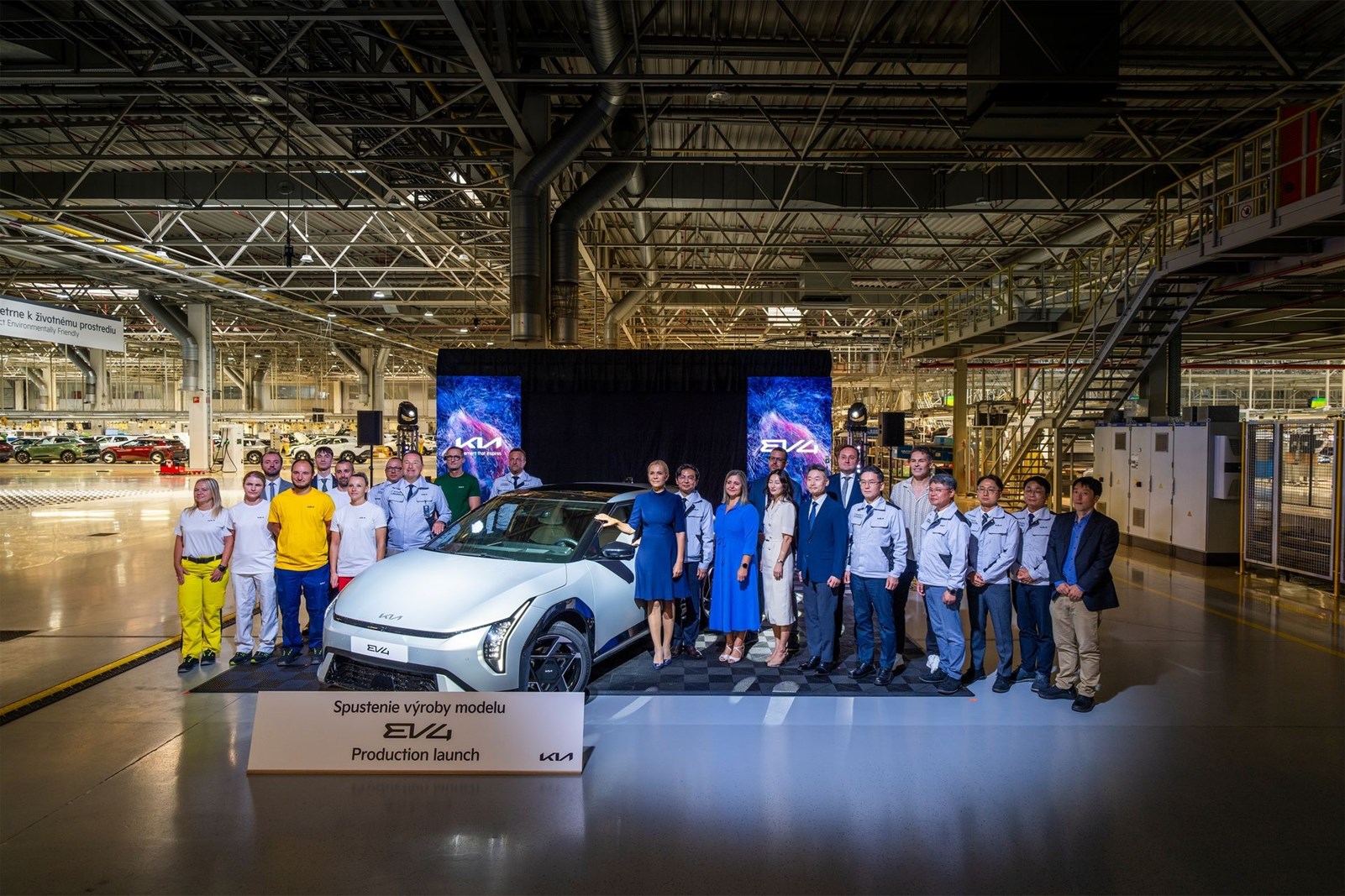 Kia EV4 γραμμή παραγωγής
