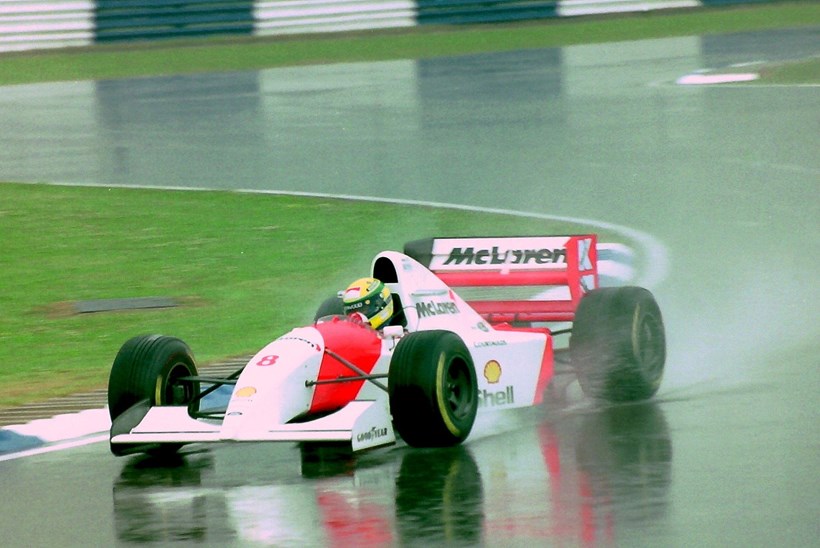 Ayrton Senna McLaren 1993 British Grand Prix