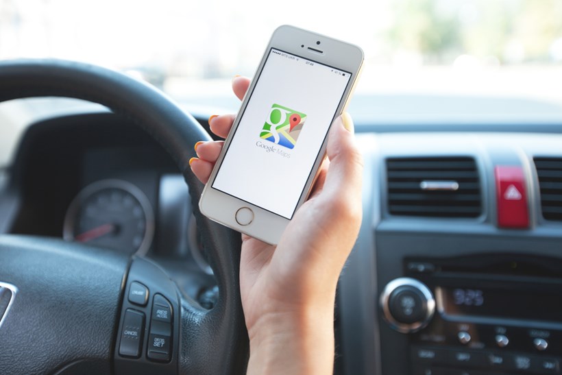 Google Maps στο αυτοκίνητο