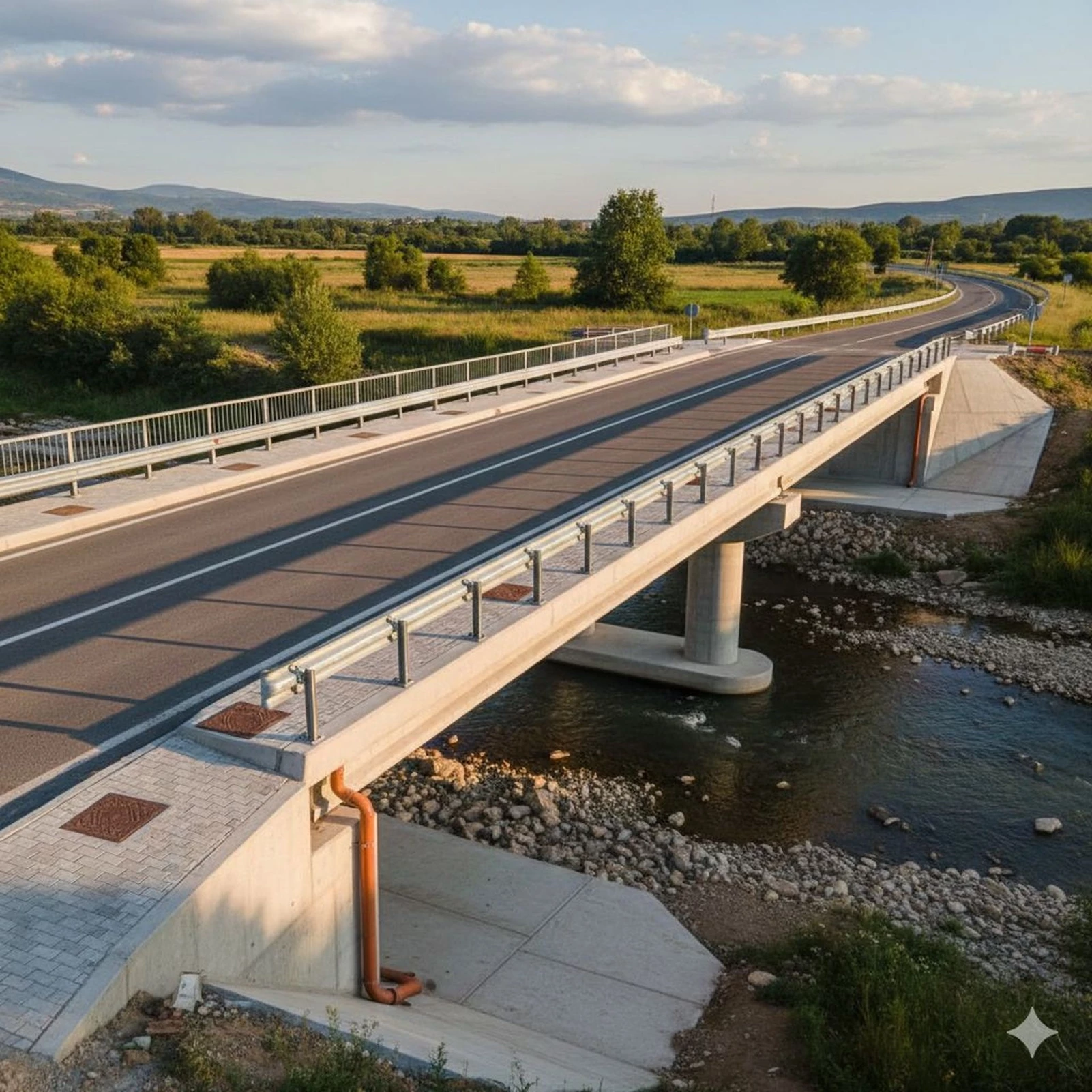 Γέφυρα Κοζάνη AI Φωτογραφία