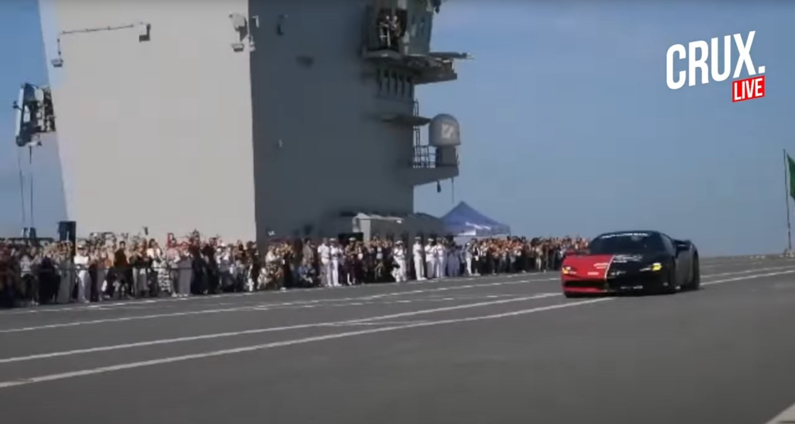 Ferrari SF90 ρεκόρ αεροπλανοφόρο