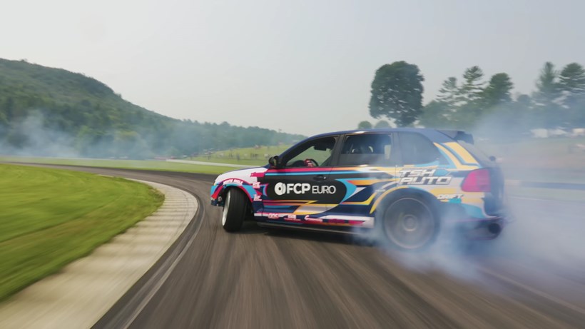 Porsche Cayenne SUV Drift
