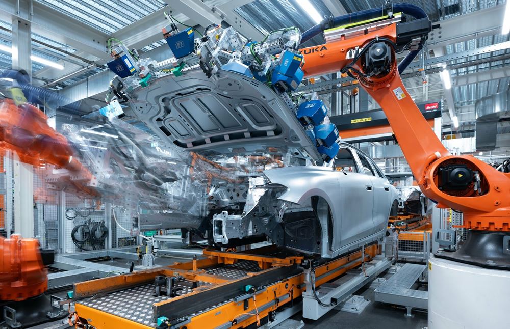 Audi A5 γραμμή παραγωγής στο εργοστάσιο του Neckarsulm