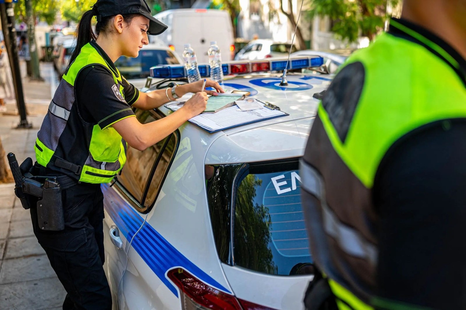 Ελληνική αστυνομία έλεγχοι σε σχολικά λεωφορεία