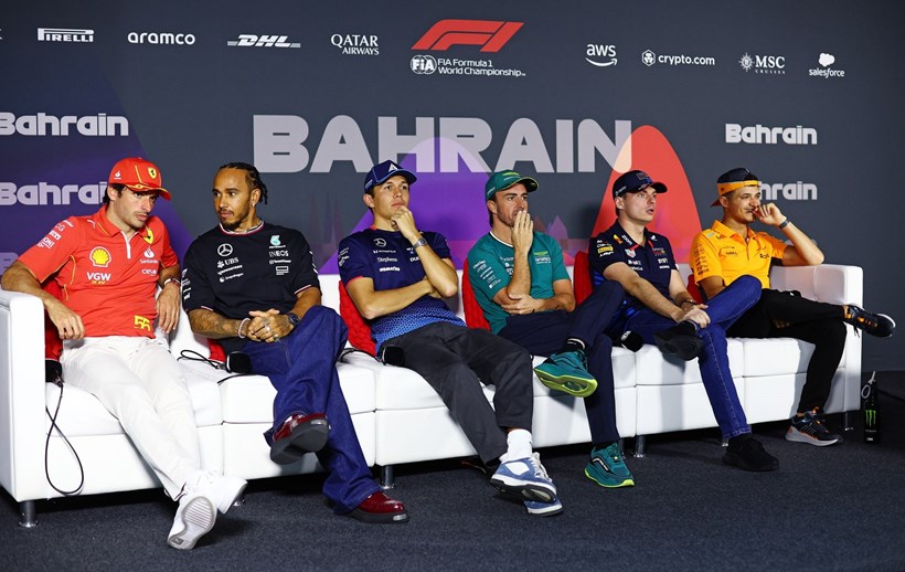 F1 Συνέντευξη Τύπου οδηγών Bahrain 2024