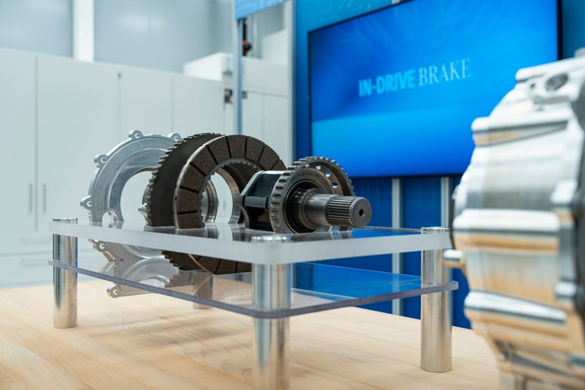 Mercedes in drive brake