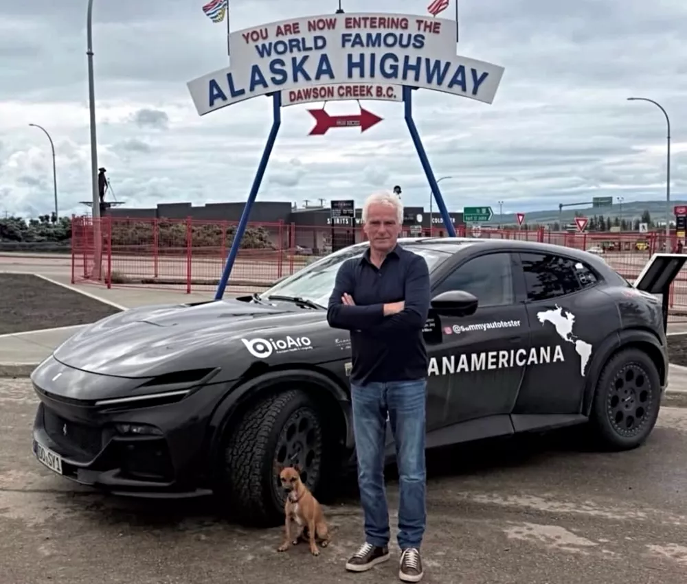 Ferrari Purosangue διάσχιση Panamericana