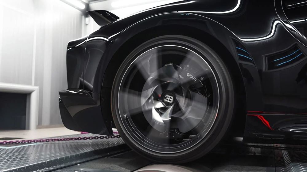 Bugatti Chiron στο δυναμόμετρο