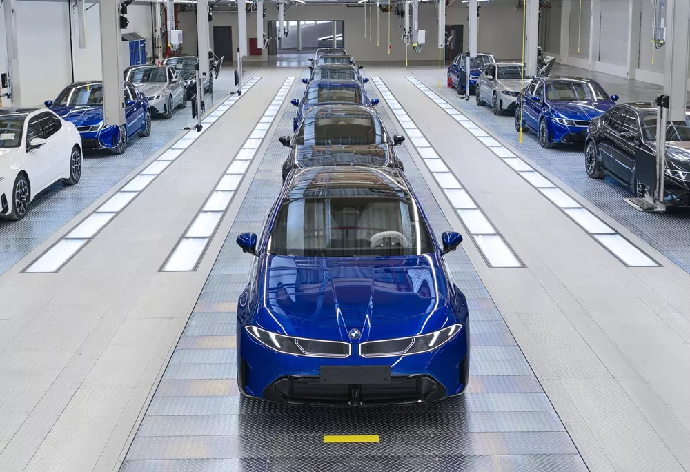 BMW i3 γραμμή παραγωγής