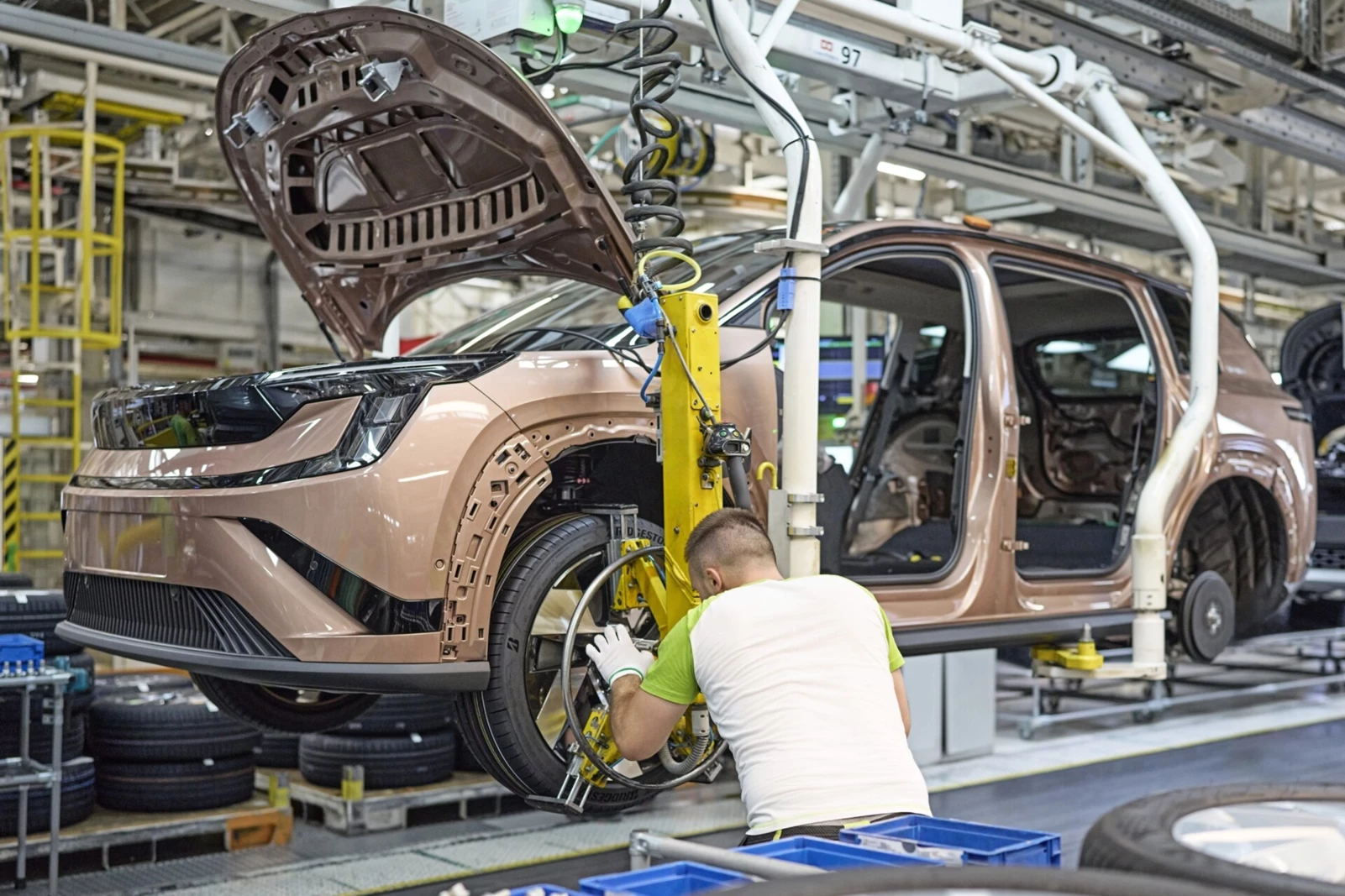 Skoda Peaq γραμμη παραγωγής