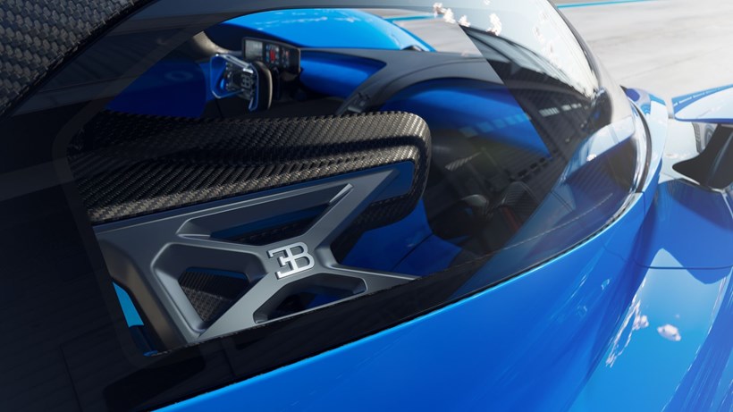Bugatti Bolide εσωτερικό
