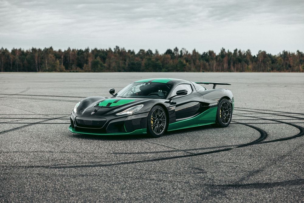 Rimac Nevera Guinness Record Όπισθεν