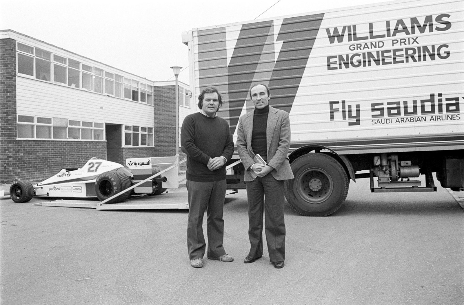 Williams F1 retro Sir Frank Williams