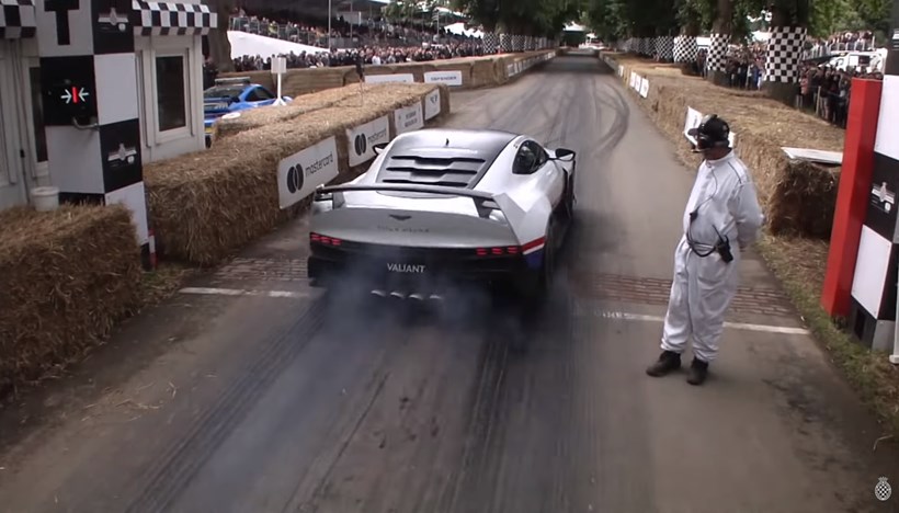 Fernando Alonso Aston Martin Valiant Goodwood