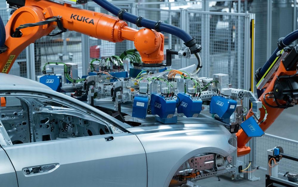 Audi A5 γραμμή παραγωγής στο εργοστάσιο του Neckarsulm
