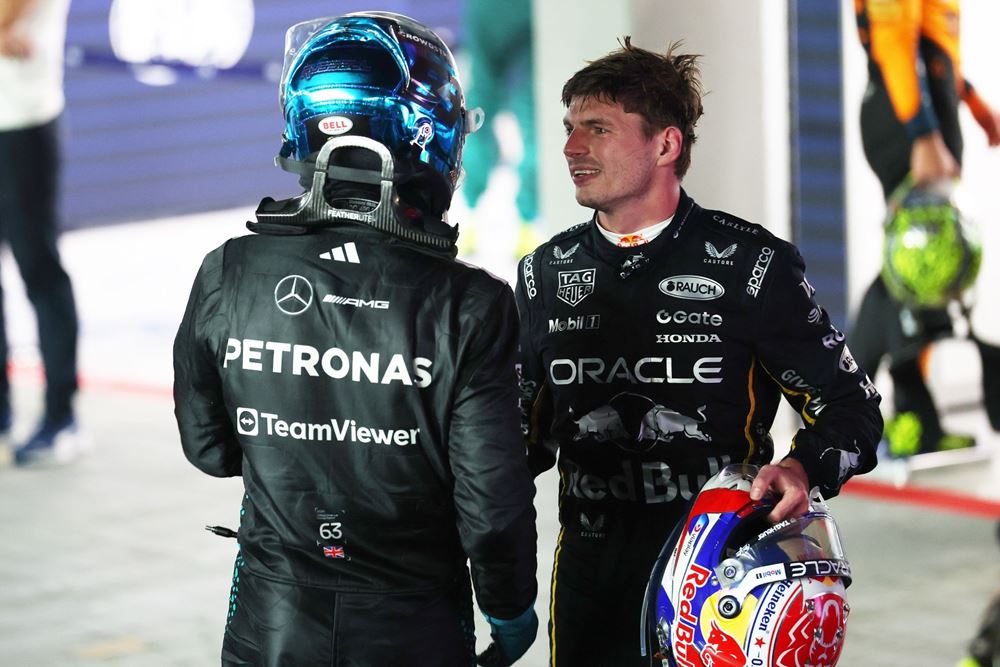 F1 GP Σιγκαπούρης 2025 Max Verstappen George Russell