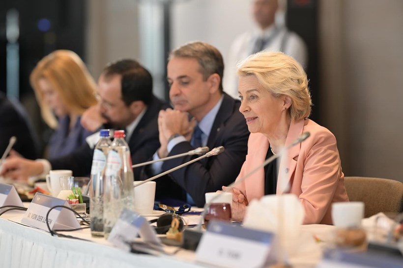 Ursula von der Leyen -Κυριάκος Μητσοτάκης - Ευρωπαϊκό Λαϊκό Κόμμα