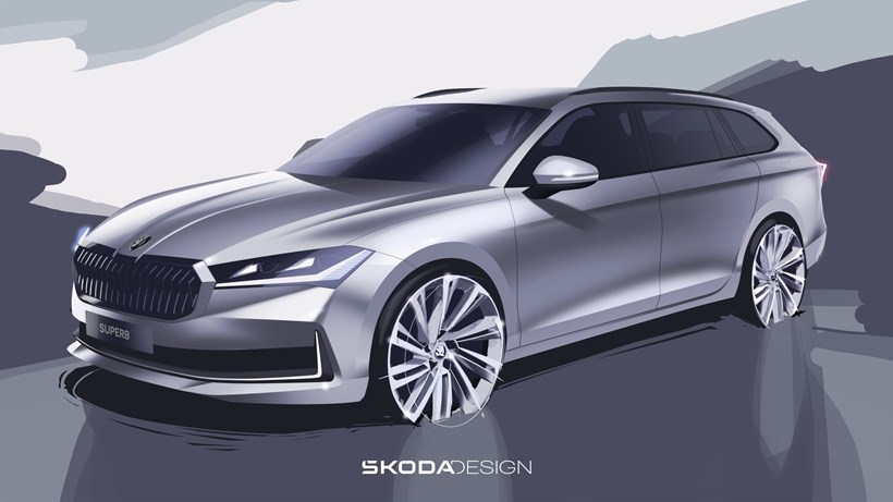 Skoda Superb σχέδια
