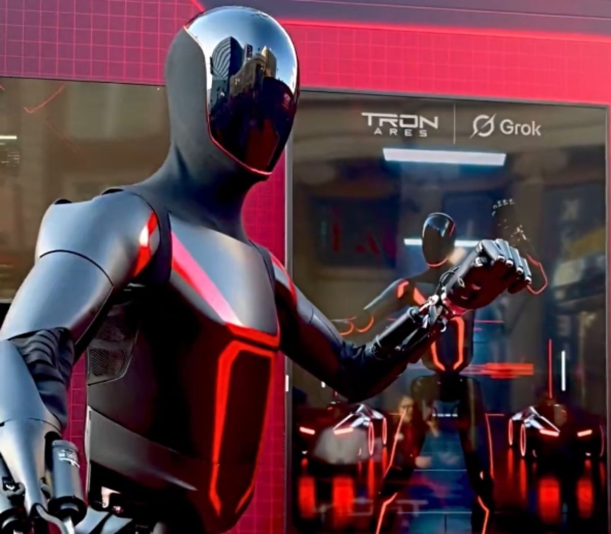 Tesla Optimus Tron Ares