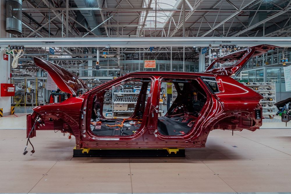 Kia EV4 γραμμή παραγωγής